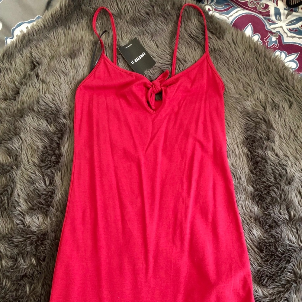 Cherry red dress